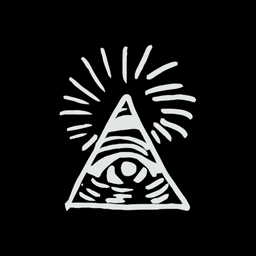All-seeing pyramid eye